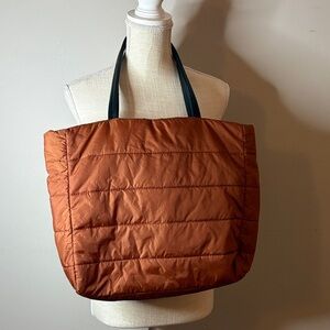 Street Level Copper Quilted Tote